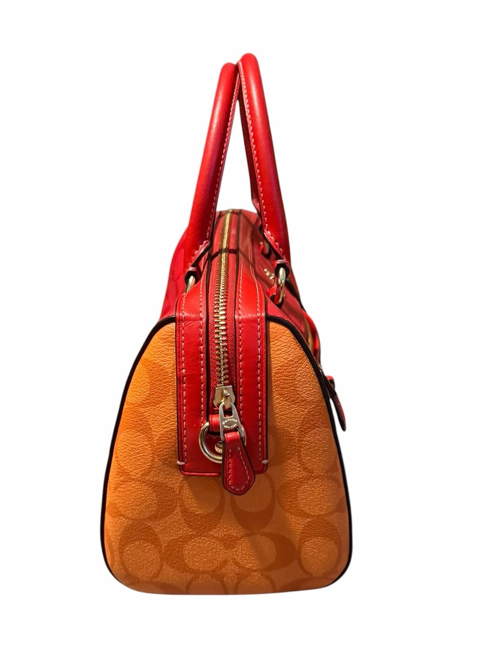 Coach Rowan Satchel In Colorblock - Picture 7 of 10